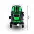 3 Lines Level Meter High Brightness High Accuracy Ip54 Waterproof Self leveling for Picture Hanging Construction US Plug