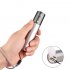 3 Modes Adjustable LED T6 USB Rechargeable Flashlight for Outdoor gray Model 1463 T6