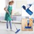 3 Pack 18 Inch Microfiber Cleaning Pads Machine Washable Hardwood Floor Cleaner Pads Refill For Spray Mops blue