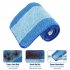 3 Pack 18 Inch Microfiber Cleaning Pads Machine Washable Hardwood Floor Cleaner Pads Refill For Spray Mops blue