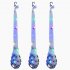 3 Pack Halloween Decoration Hanging Light Up Spider Egg Sacs Halloween Outdoor Indoor Yard Tree Hanging Ornaments purple