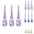 3 Pack Halloween Decoration Hanging Light Up Spider Egg Sacs Halloween Outdoor Indoor Yard Tree Hanging Ornaments purple
