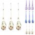 3 Pack Halloween Decoration Hanging Light Up Spider Egg Sacs Halloween Outdoor Indoor Yard Tree Hanging Ornaments purple