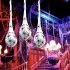3 Pack Halloween Decoration Hanging Light Up Spider Egg Sacs Halloween Outdoor Indoor Yard Tree Hanging Ornaments purple