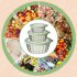 3 Pack Salad Bowls With Lids  Reusable Round Stackable Clear Plastic Sealed Container  Kitchen Food Storage Containers For Cereal Oatmeal Food Fruits blue