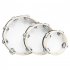 3 Packs Hand Held Tambourine Jingles Percussion Instrument Hand Tambourines Double Row Tambourine Hand Bell Music Percussion Instrument For Church Party Kids