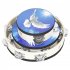 3 Packs Hand Held Tambourine Jingles Percussion Instrument Hand Tambourines Double Row Tambourine Hand Bell Music Percussion Instrument For Church Party Kids