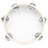 3 Packs Hand Held Tambourine Jingles Percussion Instrument Hand Tambourines Double Row Tambourine Hand Bell Music Percussion Instrument For Church Party Kids