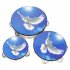 3 Packs Hand Held Tambourine Jingles Percussion Instrument Hand Tambourines Double Row Tambourine Hand Bell Music Percussion Instrument For Church Party Kids