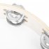 3 Packs Hand Held Tambourine Jingles Percussion Instrument Hand Tambourines Double Row Tambourine Hand Bell Music Percussion Instrument For Church Party Kids