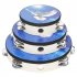 3 Packs Hand Held Tambourine Jingles Percussion Instrument Hand Tambourines Double Row Tambourine Hand Bell Music Percussion Instrument For Church Party Kids