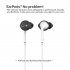 3 Pairs Silicone In ear Headset Earbuds Cover for Apple Airpods Earphone Case Eartips Storage Box Pouch for Airpods Accessories  black