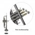 3 Pcs Trumpet Piston Valve Spring Accessories Part Replacement Silver