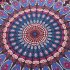 3 Piece Home Duvet Covers Set With 2 Pillow Cases Ultra Soft Breathable Mandala Pattern All Season Bedding Set blue