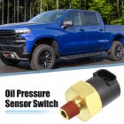 3 Pins Car Oil Pressure Switch Sensor M14x1.5 Thread Engine Oil Pressure Sender Unit Compatible For Detroit Diesel Engine 50 60 Series Replace 23532797 black