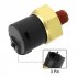 3 Pins Car Oil Pressure Switch Sensor M14x1 5 Thread Engine Oil Pressure Sender Unit Compatible For Detroit Diesel Engine 50 60 Series Replace 23532797 black