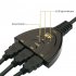 3 Port HDMI Switch Splitter Cable 4K 2K 2160P Multi Switcher for LCD HDTV PS Xbox black