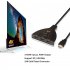 3 Port HDMI Switch Splitter Cable 4K 2K 2160P Multi Switcher for LCD HDTV PS Xbox black