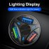 3 Ports USB Car Charger Quick Charge Fast Car Cigarette Lighter Car Charger black
