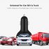 3 Ports USB Type c Quick Charge Car Charger Adapter LED Voltmeter   Auto Bluetooth FM Radio Transmitter