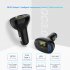 3 Ports USB Type c Quick Charge Car Charger Adapter LED Voltmeter   Auto Bluetooth FM Radio Transmitter