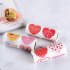 3 Rolls Paper Love Heart Gift Label  Sticker For Valentine Day Party Gift Sealing Sticker 3pcs set 38 42mm