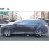 3 Size LDPE Film Outdoor Clear Disposable Full Car Cover Rain Dust Resistant Garage Universal Temporary Transparent M