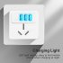 3 USB Charger Led Luminous Mobile Phone Charging Head Smart Multi port USB Charger Black US Plug