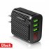 3 Usb Ports Digital Display Mobile Phone Charger 5V 3 1A Travel Fast Quick Charging Adapter US EU Plug White EU Plug
