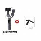 3-axis Gimbal Handheld Stabilizer Cellphone Action Camera Holder Anti Shake Video Record Mobile Phone Sports Camera Stabilizer F6 black