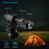 3 head Led  Flashlight For Outdoor Lighting Night Riding Usb Multi function Flashlight E37 T6 telescopic zoom kit  one power and one USB cable 