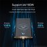 3 in 1 100w Super Fast Charging Cable 6a Braided Extended Data Cable Compatible For Ios Android Type c red