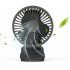 3 in 1 5 inch Mini USB Fan Portable Computer Pc Fans Summer 3 speed Silent Small Fan For Office Home Beach White 4000mAh  3  in 1 