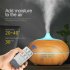 3 in 1 550ml Ultrasonic Led Essential Oil Aroma Diffuser Remote Control Mist Humidifier Air Purifier EU plug