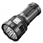 3 in 1 8led Mini Flashlight Torch 4 Modes Outdoor Waterproof Rechargeable Black