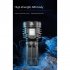 3 in 1 8led Mini Flashlight Torch 4 Modes Outdoor Waterproof Rechargeable Black