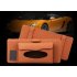 3 in 1 Auto CD Board Tissue Case Sun Shield CD Clip Pen Holder Organizer Car Accessories Orange