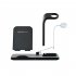 3 in 1 Charging Stand Qi Fast Charging Station Base for iPhone AirPods and Apple Watch White