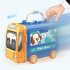 3 in 1 Children Bus Pretend Play Playset Simulation Doctor Kitchen Supermarket Makeup Kit Educational Toy For Kids Xmas Gifts Kitchen   girls