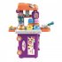 3 in 1 Children Bus Pretend Play Playset Simulation Doctor Kitchen Supermarket Makeup Kit Educational Toy For Kids Xmas Gifts Candy Shop