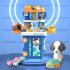 3 in 1 Children Bus Pretend Play Playset Simulation Doctor Kitchen Supermarket Makeup Kit Educational Toy For Kids Xmas Gifts Screw table