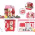 3 in 1 Children Bus Pretend Play Playset Simulation Doctor Kitchen Supermarket Makeup Kit Educational Toy For Kids Xmas Gifts Screw table