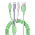 3-in-1 Data Cable Fast Charger Charging Cable Charger Wire Compatible For Ios Android Type-c Interface Iphone 1.2m