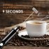 3 in 1 Electric Milk Frother 3 Speeds Adjustable Rechargeable High Speeds Milk Foam Maker Handheld Foamer White
