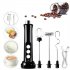 3 in 1 Electric Milk Frother 3 Speeds Adjustable Rechargeable High Speeds Milk Foam Maker Handheld Foamer White