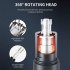 3 in 1 Electric Nose Hair Trimmer Clipper Usb Rechargeable Professional Painless Energy Saving Mute Eyebrow Razors black