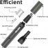 3 in 1 Electric Nose Hair Trimmer Clipper Usb Rechargeable Professional Painless Energy Saving Mute Eyebrow Razors black