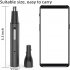 3 in 1 Electric Nose Hair Trimmer Clipper Usb Rechargeable Professional Painless Energy Saving Mute Eyebrow Razors black