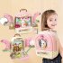 3 in 1 Farm Pretend Play Backpack Set Cute Rabbit Pet Care Playset Play House Toys For Boys Girls Christmas Gifts Green