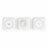 3 in 1 Folding Magnetic Wireless Charger Touch control Night Light 15w Fast Charging Station For Phone Watch Headphones White